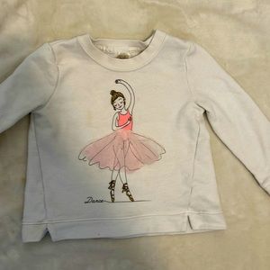Ballerina sweatshirt 2T